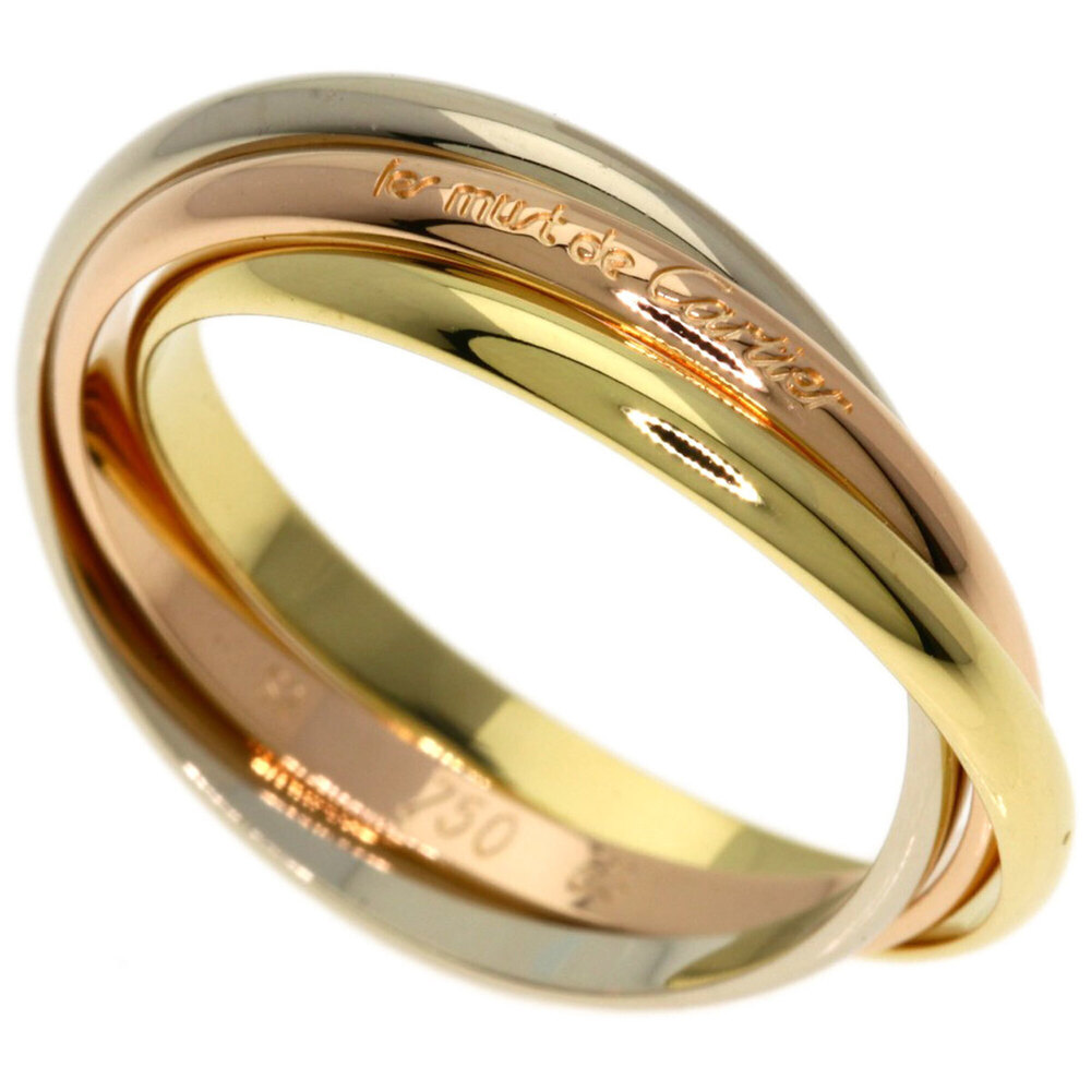 Cartier Trinity XS #53 Ring - 18K Yellow Gold/18K White Pink Gold Women's CAR...